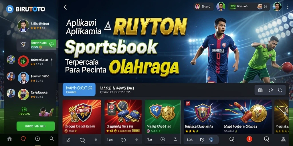 Screenshot BIRUTOTO menampilkan fitur taruhan olahraga yang menarik.