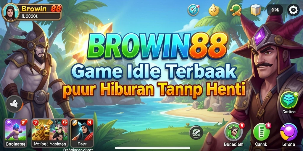 Tampilan gameplay <strong>BROWIN88</strong> yang menarik dan penuh warna.