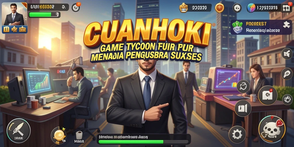 Tampilan menarik gameplay Tycoon di CUANHOKI.