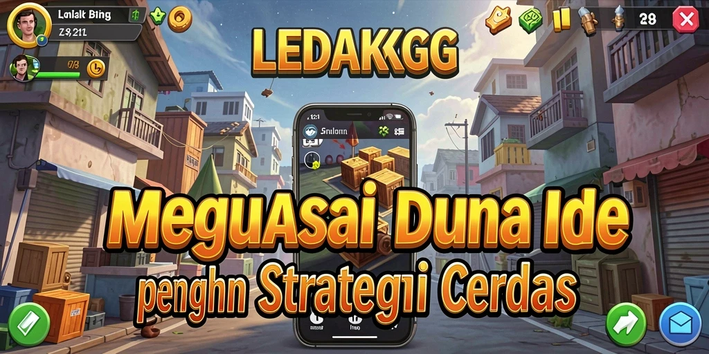 Tampilkan gameplay LEDAKGG yang menarik dan menyenangkan.
