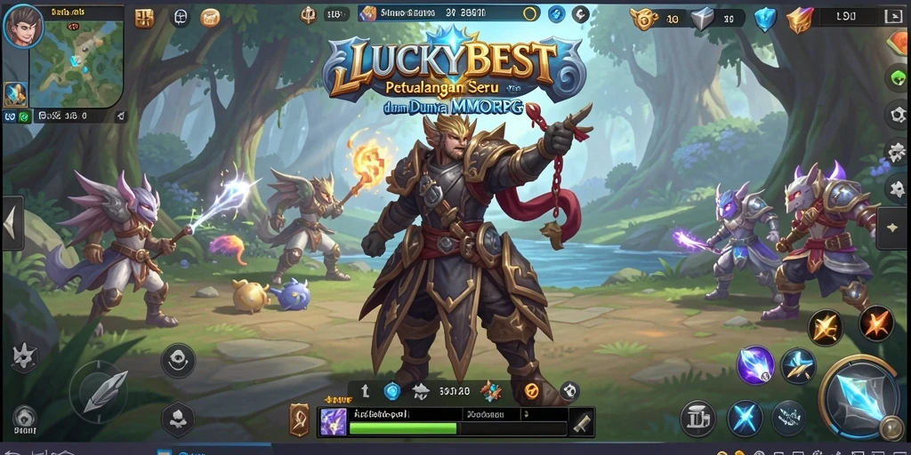 Tampilan gameplay LUCKYBEST yang seru dan mengesankan di dunia MMORPG.
