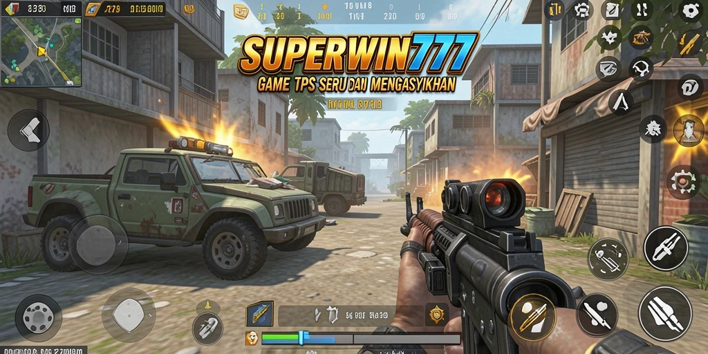 Tampilan gameplay seru dan penuh aksi di SUPERWIN777.